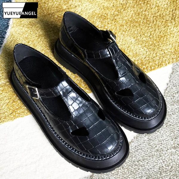 summer black platform hollow out vintage mary janes shoes woman round toe thick sole preppy sandales femme 2021 sandals
summer black platform hollow out vintage mary janes shoes woman round toe thick sole preppy sandales femme 2021 sandals