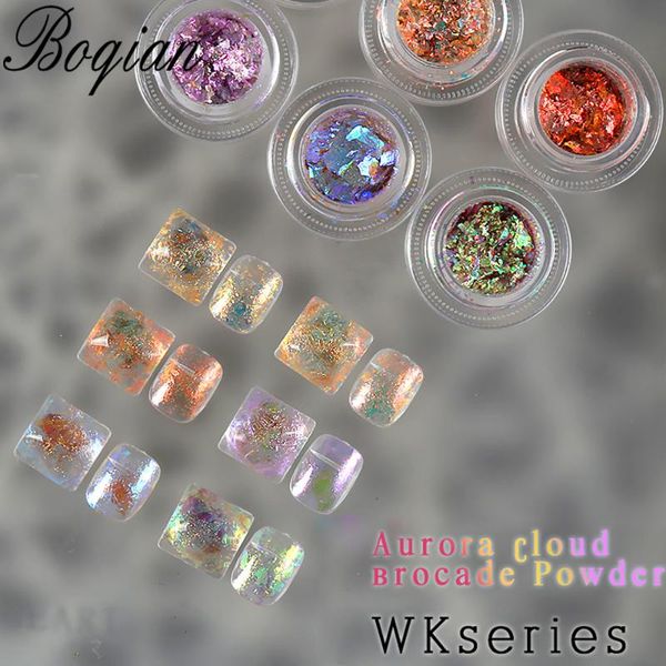 nail glitter bqan aurora crystal cloud brocade flakes chrome powder for spring nails face eyeshadow manicure paillettes diy craft, Silver;gold
nail glitter bqan aurora crystal cloud brocade flakes chrome powder for spring nails face eyeshadow manicure paillettes diy craft, Silver;gold