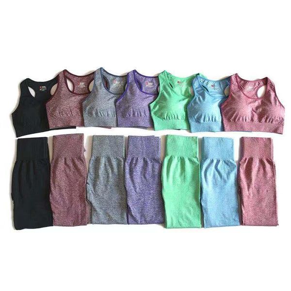 yoga outfits 7 colors 2pcs vital seamless set sports suits women fitness clothing sportswear gym leggings + padded push-up bra, White;red
yoga outfits 7 colors 2pcs vital seamless set sports suits women fitness clothing sportswear gym leggings + padded push-up bra, White;red