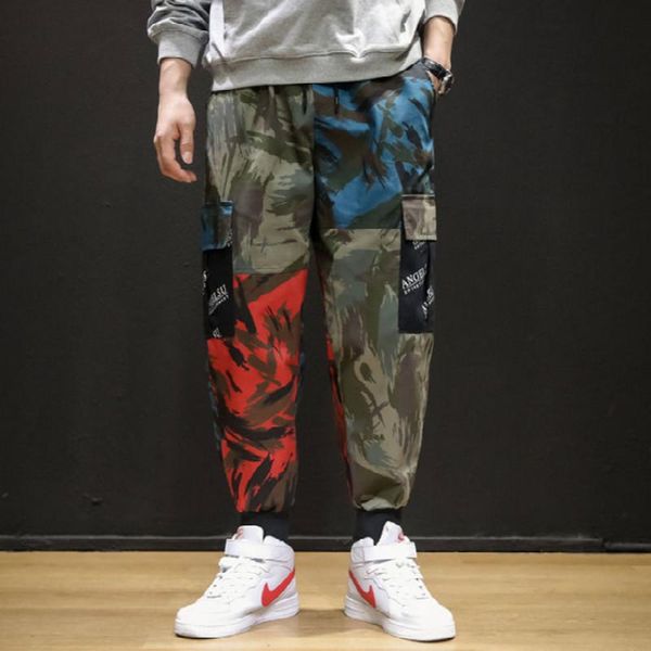 men's pants camouflage multi-pocket overalls joggers mens cargo male hip hop track fashions large size 5xl, Black
men's pants camouflage multi-pocket overalls joggers mens cargo male hip hop track fashions large size 5xl, Black