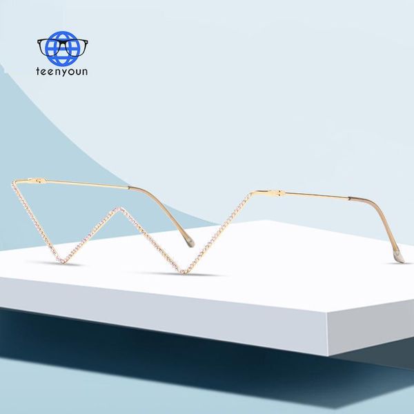 fashion sunglasses frames teenyoun 2021 no lens metal decoration glasses frame party eyeglasses cat eye diamond eyewear, Black
fashion sunglasses frames teenyoun 2021 no lens metal decoration glasses frame party eyeglasses cat eye diamond eyewear, Black