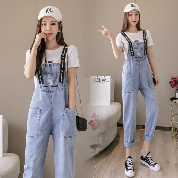 women's jeans blue for women summer simple stylish straight cozy breathable small daisies embroidery strap ladies
women's jeans blue for women summer simple stylish straight cozy breathable small daisies embroidery strap ladies