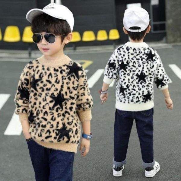 pullover boys girls sweater knitting cotton 2021 soft warm winter autumn plus thicken velvet baby kids teenagers children clothing, Blue
pullover boys girls sweater knitting cotton 2021 soft warm winter autumn plus thicken velvet baby kids teenagers children clothing, Blue