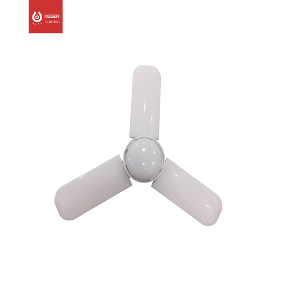 bulbs high brightness led bulb 3 leaf folding 36w deformable lamp