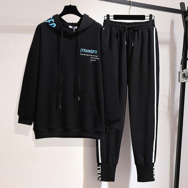 plus size tracksuits ladies autumn winter sports sets for women large black hoodie and pants training suit 3xl 4xl 5xl 6xl 7xl
plus size tracksuits ladies autumn winter sports sets for women large black hoodie and pants training suit 3xl 4xl 5xl 6xl 7xl