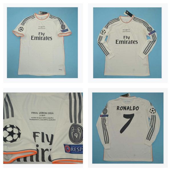 long sleeve 2013 -2014 real madrid soccer jerseys full 13 --14 ronaldo retro football shirts vintage isco maillot sergio ramos benzema camis, Black;yellow
long sleeve 2013 -2014 real madrid soccer jerseys full 13 --14 ronaldo retro football shirts vintage isco maillot sergio ramos benzema camis, Black;yellow