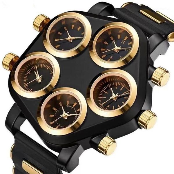 wristwatches fashion design mens watches 5 dials sport wristwacth for men waterpoof big dial male relogio, Slivery;brown
wristwatches fashion design mens watches 5 dials sport wristwacth for men waterpoof big dial male relogio, Slivery;brown