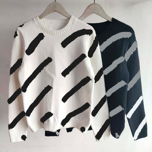 women casual sweater trendy letter pattern knit autumn long sleeve crew neck womens pullover, White;black
women casual sweater trendy letter pattern knit autumn long sleeve crew neck womens pullover, White;black
