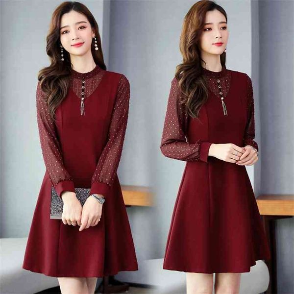 black bodycon elegant mesh mini dresses spring 3xl plus size vintage short sundress autumn women casual party vestidos 210528, Black;gray
black bodycon elegant mesh mini dresses spring 3xl plus size vintage short sundress autumn women casual party vestidos 210528, Black;gray