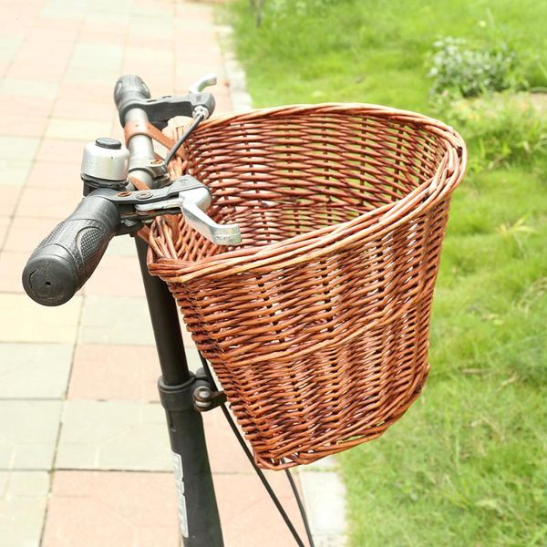 storage baskets bike basket wicker front handlebar bicycle adjustable detachable woven for cycling accessories
storage baskets bike basket wicker front handlebar bicycle adjustable detachable woven for cycling accessories