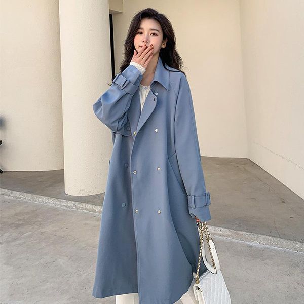 women's trench coats windbreaker 2021 spring medium and long style british over the knee, close waist show thin, Tan;black
women's trench coats windbreaker 2021 spring medium and long style british over the knee, close waist show thin, Tan;black