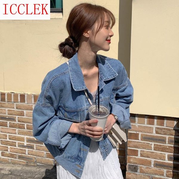 women's jackets denim jacket spring 2021 korean ins style foreign pocket decoration short long sleeve, Black;brown
women's jackets denim jacket spring 2021 korean ins style foreign pocket decoration short long sleeve, Black;brown