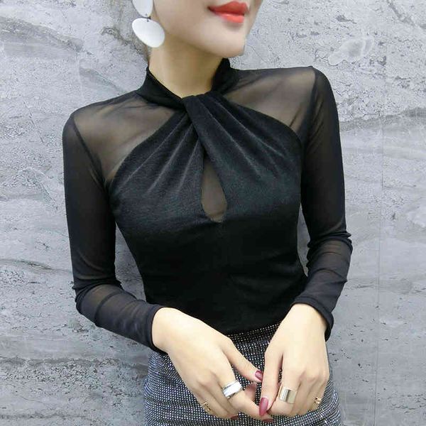 womens and blouses mesh cross transparent vintage elegant blusa shirt long sleeve plus size blouses 81j 210420, White
womens and blouses mesh cross transparent vintage elegant blusa shirt long sleeve plus size blouses 81j 210420, White