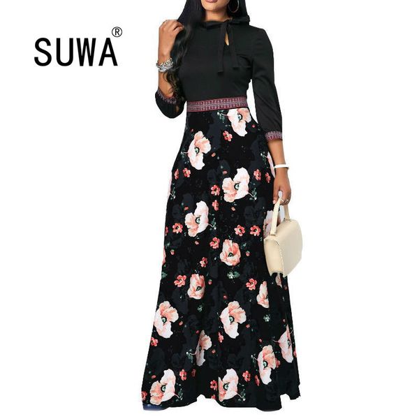 plus size women o-neck with bow flower printing three quarter tall waist big swing long dress vintage elegant office 210525, Black;gray
plus size women o-neck with bow flower printing three quarter tall waist big swing long dress vintage elegant office 210525, Black;gray
