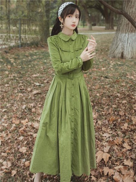casual dresses vintage avocado green maxi dress single breasted long sleeve slim autumn winter ladies vestidos, Black;gray
casual dresses vintage avocado green maxi dress single breasted long sleeve slim autumn winter ladies vestidos, Black;gray