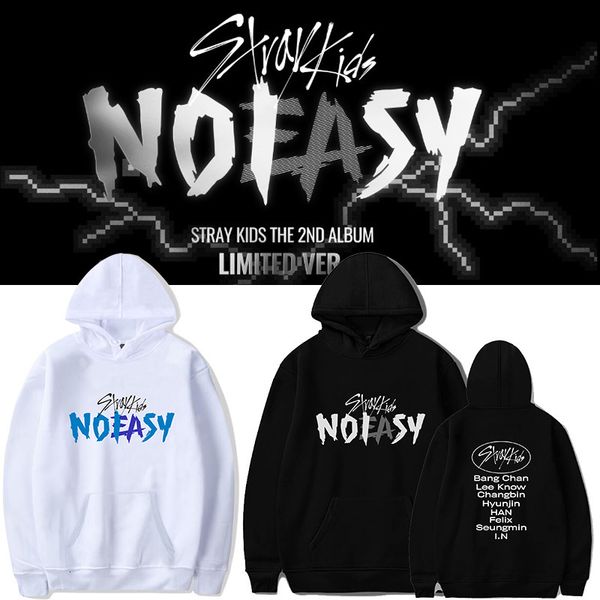 women hoodie stray kids s sweatshirts noeasy skz kpop hip-hop with velvet autumn winter, Black
women hoodie stray kids s sweatshirts noeasy skz kpop hip-hop with velvet autumn winter, Black