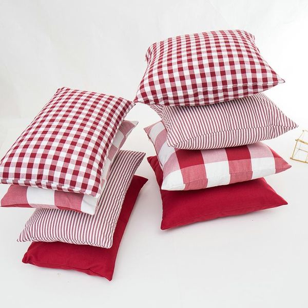 cushion/decorative pillow plaid print sofa throw cover red style cushion 45x45/30x50cm strip decor case for home el decoration
cushion/decorative pillow plaid print sofa throw cover red style cushion 45x45/30x50cm strip decor case for home el decoration