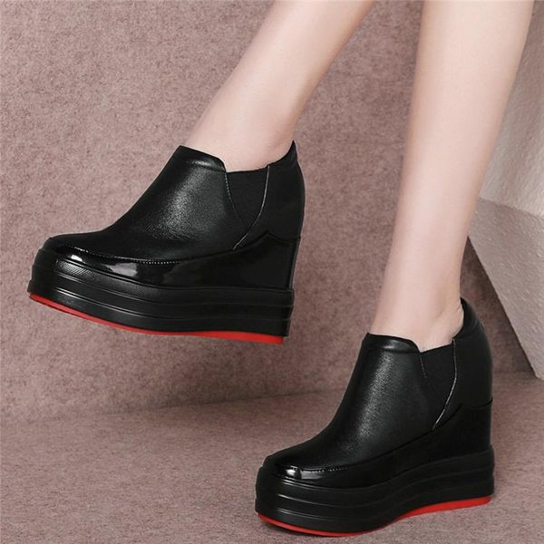 boots platform pumps shoes women genuine leather wedges high heel ankle female med round toe fashion sneakers casual, Black
boots platform pumps shoes women genuine leather wedges high heel ankle female med round toe fashion sneakers casual, Black