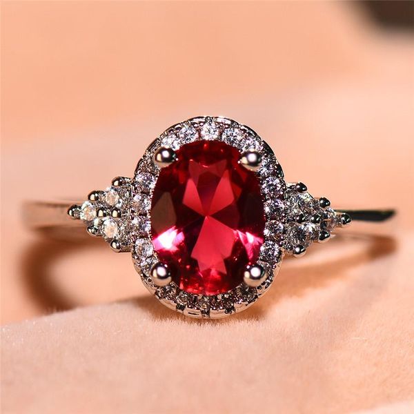 wedding rings charm female rose red oval ring fashion silver color finger jewelry promise love engagement for women, Slivery;golden
wedding rings charm female rose red oval ring fashion silver color finger jewelry promise love engagement for women, Slivery;golden