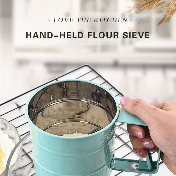 baking & pastry tools stainless steel flour sieve handheld mesh cup icing sugar powder sifter cake decor tool
baking & pastry tools stainless steel flour sieve handheld mesh cup icing sugar powder sifter cake decor tool