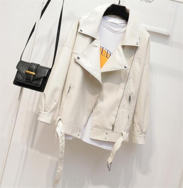 women's leather & faux pu jacket coats outre wear collar casual loose fit bf handsome short coat fashion simple personali1, Black
women's leather & faux pu jacket coats outre wear collar casual loose fit bf handsome short coat fashion simple personali1, Black