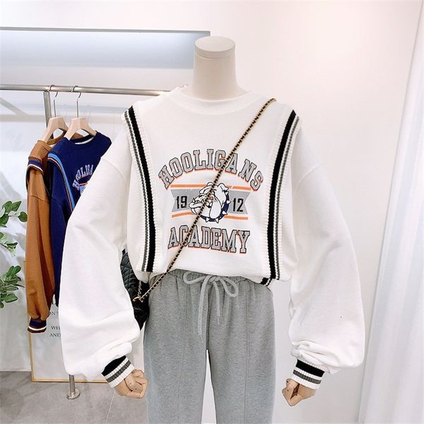 women's hoodies & sweatshirts fall crewneck sweatshirt long sleeve vintage graphic cotton pullover female streetwear sweat coat large s, Black
women's hoodies & sweatshirts fall crewneck sweatshirt long sleeve vintage graphic cotton pullover female streetwear sweat coat large s, Black
