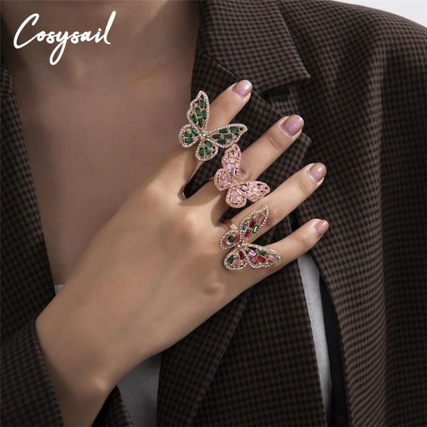 cluster rings cosysail 2021trendy rainbow rhinestone butterfly for women bling crystal charm female jewelry party gifts, Golden;silver
cluster rings cosysail 2021trendy rainbow rhinestone butterfly for women bling crystal charm female jewelry party gifts, Golden;silver