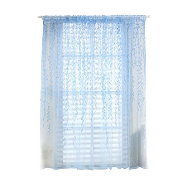 willow leaves printed window shade drape valances curtain transparent tulle sheer screen for balcony bedroom 100x2 & drapes
willow leaves printed window shade drape valances curtain transparent tulle sheer screen for balcony bedroom 100x2 & drapes