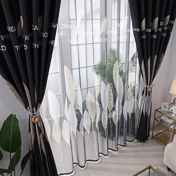 curtain & drapes modern curtains for living room tulle luxury leaves print voile blind window panel blackout bedroom finished
curtain & drapes modern curtains for living room tulle luxury leaves print voile blind window panel blackout bedroom finished