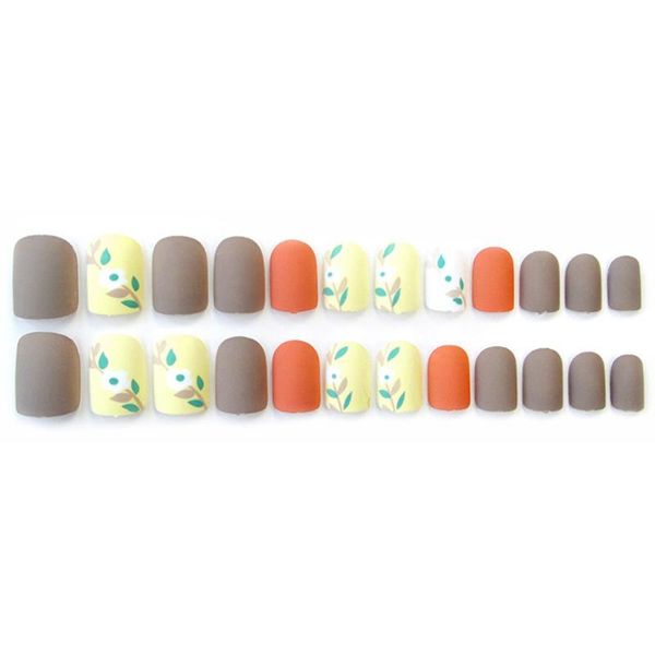 false nails spring simple green tip frosted matte fake removable short paragraph full cover diy nail art decoration 24pcs, Red;gold
false nails spring simple green tip frosted matte fake removable short paragraph full cover diy nail art decoration 24pcs, Red;gold