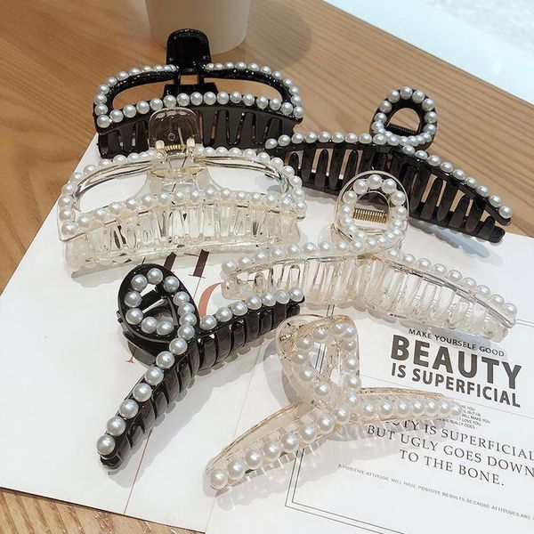 korean temperament graceful ladies hair japanese fashion simple imitation pearl grasping clip accessories1
korean temperament graceful ladies hair japanese fashion simple imitation pearl grasping clip accessories1