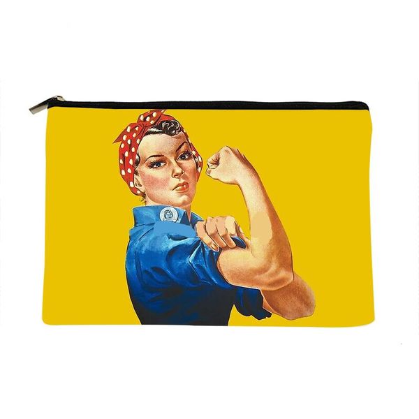 cosmetic bags & cases women the riveter rosie printed make up bag fashion cosmetics organizer for travel colorful storage lady
cosmetic bags & cases women the riveter rosie printed make up bag fashion cosmetics organizer for travel colorful storage lady
