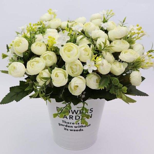 30cm artificial flowers 3 forks 13 heads/bouquet small bud silk roses simulation green leaves hom decora for wedding decorative & wreaths
30cm artificial flowers 3 forks 13 heads/bouquet small bud silk roses simulation green leaves hom decora for wedding decorative & wreaths