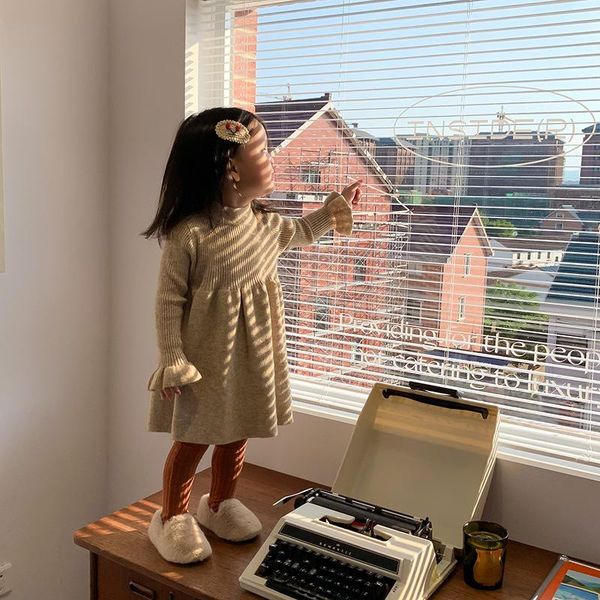 girl's dresses children girls long flare sleeve cotton knitted pleated princess toddler kids sweater dress autumn winter clothes, Red;yellow
girl's dresses children girls long flare sleeve cotton knitted pleated princess toddler kids sweater dress autumn winter clothes, Red;yellow