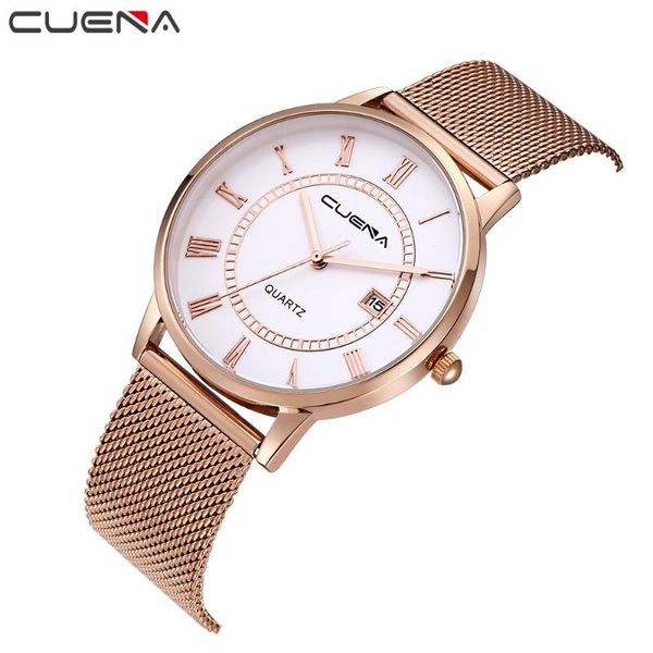 wristwatches cuena 803 men's ultra-thin steel mesh strap watch quartz calendar mens watches korean fashion trend sports clock male, Slivery;brown
wristwatches cuena 803 men's ultra-thin steel mesh strap watch quartz calendar mens watches korean fashion trend sports clock male, Slivery;brown