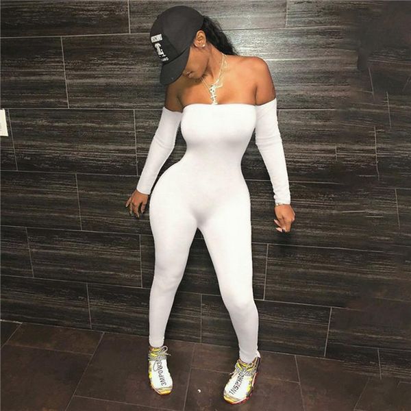 clothes long sleeve off shoulder women jumpsuit bodycon playsuit party trousers womens playsuits, Black;white
clothes long sleeve off shoulder women jumpsuit bodycon playsuit party trousers womens playsuits, Black;white