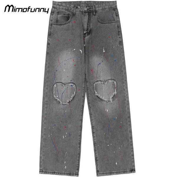 men's jeans men patch heart-shaped washed straight denim pants college style casual loose trousers autumn couple all-match streetwear, Blue
men's jeans men patch heart-shaped washed straight denim pants college style casual loose trousers autumn couple all-match streetwear, Blue