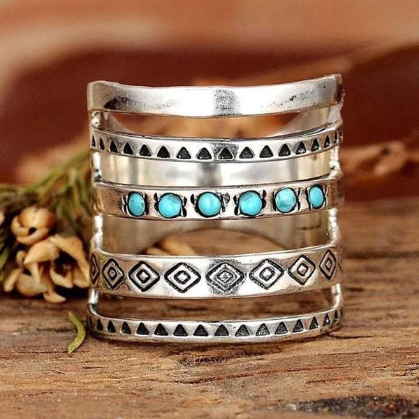 cluster rings ganxin bohemia green color stone ring metal jewelry retro sculpture silver plated for women's high quatity wedding bands, Golden;silver
cluster rings ganxin bohemia green color stone ring metal jewelry retro sculpture silver plated for women's high quatity wedding bands, Golden;silver