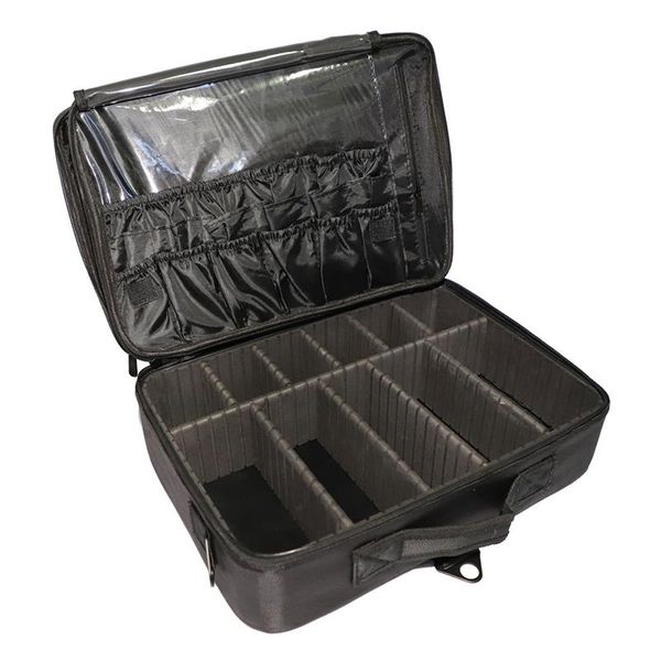women's cosmetic bag black professional oxford fabric with makeup artist travel storage bags & cases
women's cosmetic bag black professional oxford fabric with makeup artist travel storage bags & cases