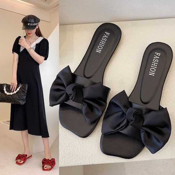 slippers casual beach shoes big size slides butterfly-knot low slipers women luxury sabot flat 2021 pu rubber, Black
slippers casual beach shoes big size slides butterfly-knot low slipers women luxury sabot flat 2021 pu rubber, Black
