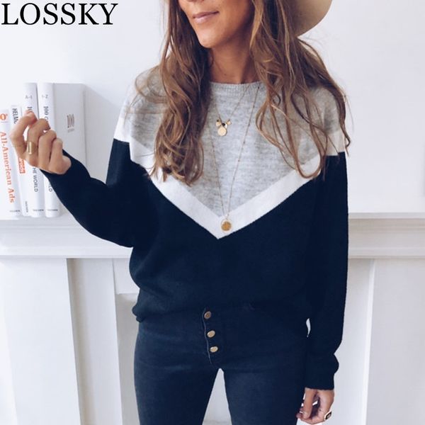 women striped print patchwork casual sweatshirt for round neck loose pullover streetwear hoodies korean hoody sweatshirts 210520, Black
women striped print patchwork casual sweatshirt for round neck loose pullover streetwear hoodies korean hoody sweatshirts 210520, Black