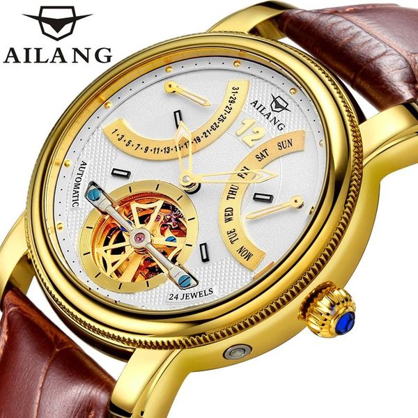 wristwatches ailang men's business multifunctional waterproof week month display automatic mechanical watches men watch creative 5802b, Slivery;brown
wristwatches ailang men's business multifunctional waterproof week month display automatic mechanical watches men watch creative 5802b, Slivery;brown