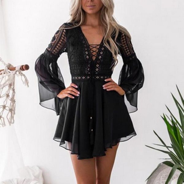 casual dresses 2021 fashion lace mini dress women long sleeve deep v neck party white bodycon elegant vestidos, Black;gray
casual dresses 2021 fashion lace mini dress women long sleeve deep v neck party white bodycon elegant vestidos, Black;gray