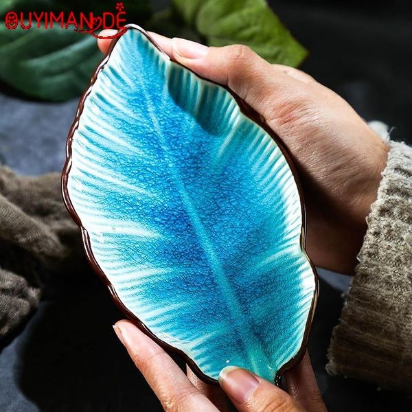dishes & plates japanese style colorful leaf shape dish ceramic ice crack glaze sushi tableware small jewelry room plate
dishes & plates japanese style colorful leaf shape dish ceramic ice crack glaze sushi tableware small jewelry room plate