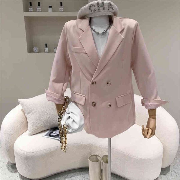 blazers niche socialite design suit formal female double breasted jacket, White;black
blazers niche socialite design suit formal female double breasted jacket, White;black