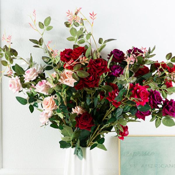 artificial flowers 5 small horn roses wedding road guide decoration home dining table setting floor flower decorative & wreaths
artificial flowers 5 small horn roses wedding road guide decoration home dining table setting floor flower decorative & wreaths