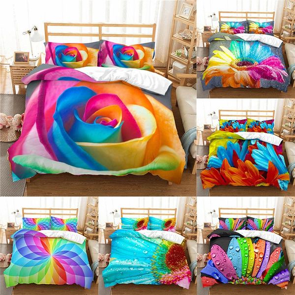 bedding sets luxury 3d rainbow colorful rose flower print 2/3pcs comfortable duvet cover pillowcase single and king size
bedding sets luxury 3d rainbow colorful rose flower print 2/3pcs comfortable duvet cover pillowcase single and king size