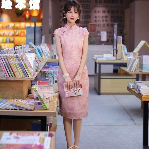 traditional chinese wedding dresses women oriental elegant classic slim cheongsam cotton linen printed knee-length qipao 3xl, Red
traditional chinese wedding dresses women oriental elegant classic slim cheongsam cotton linen printed knee-length qipao 3xl, Red