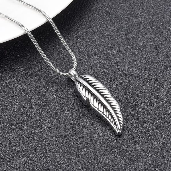 pendant necklaces lkj10023 in stock feather cremation memorial urn necklace for human/ animal ashes holder keepsake jewellery, Silver
pendant necklaces lkj10023 in stock feather cremation memorial urn necklace for human/ animal ashes holder keepsake jewellery, Silver