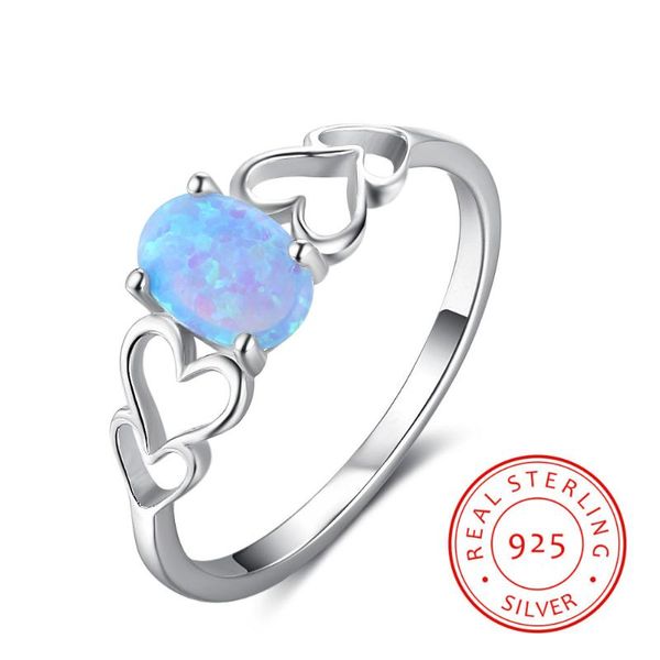cluster rings classic 925 sterling silver for women blue oval opal stone hollow out heart engagement gift female jewelry, Golden;silver
cluster rings classic 925 sterling silver for women blue oval opal stone hollow out heart engagement gift female jewelry, Golden;silver